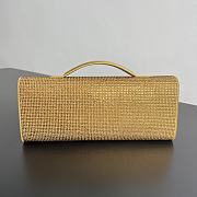 Bottega Veneta Andiamo Clutch Crystal Gold 31x13x3cm - 3
