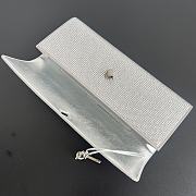 Bottega Veneta Andiamo Clutch Crystal Silver 31x13x3cm - 3