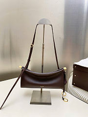 Alaia Le East West Dark Brown Bag 25x12.5x7cm - 1