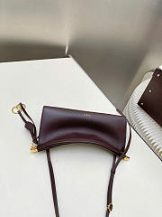 Alaia Le East West Dark Brown Bag 25x12.5x7cm - 5