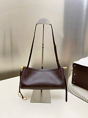 Alaia Le East West Dark Brown Bag 25x12.5x7cm - 4