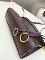 Alaia Le East West Dark Brown Bag 25x12.5x7cm - 3