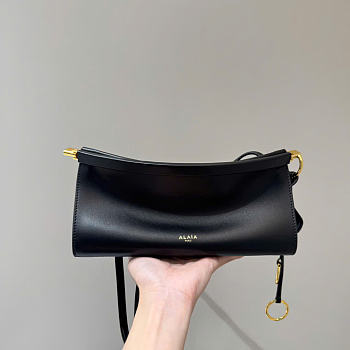 Alaia Le East West Dark Black Bag 25x12.5x7cm