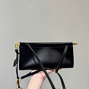 Alaia Le East West Dark Black Bag 25x12.5x7cm - 2