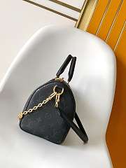 Louis Vuitton Speedy 25 Black Bag 25x18x13cm - 4