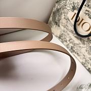 Dior Beige Belt Gold 2cm - 3