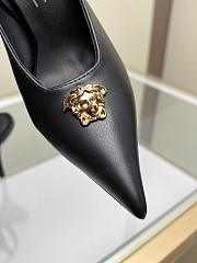 Versace Medusa Black Slingback Pumps 10.5cm - 2