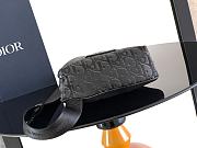 Dior Trek Zipped Sling Bag Black Oblique Nylon 39x21x7cm - 2