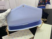 Louis Vuitton Pochette Félicie White Blue 21x12x3cm - 5