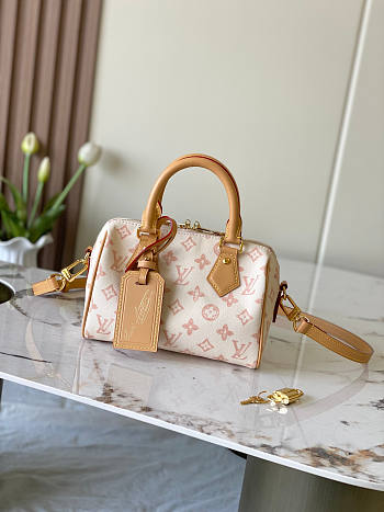 Louis Vuitton Speedy Bandoulière 20 Beige 20.5x13.5x12cm