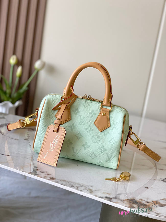 Louis Vuitton Speedy Bandoulière 20 Green 20.5x13.5x12cm - 1