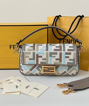 Fendi Baguette Multicolor Bag 27x6x14cm