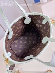 Louis Vuitton Neverfull Bandoulière Inside Out BB H33 Green - 24x14x9 cm - 3