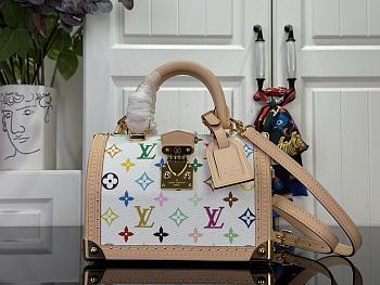 Louis Vuitton LV x TM Speedy Trunk 20 White 21x15x13cm