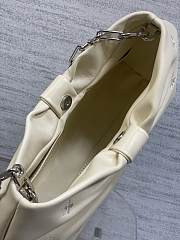 Dior Small Bow Bag White Clover Embroidered 26x16x10cm - 3