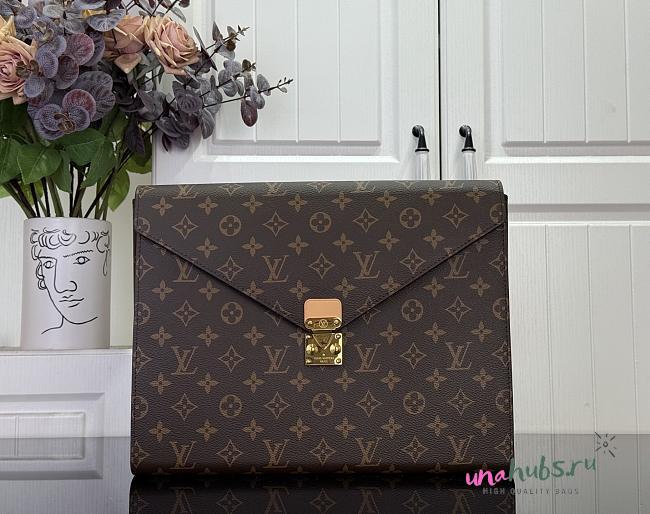 Louis Vuitton Mark Folder Monogram 32.5x26x3.5cm - 1