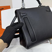 Hermes kelly Colrmatic Swift Silver Black 25cm - 5
