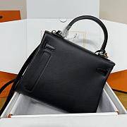 Hermes kelly Colrmatic Swift Silver Black 25cm - 4