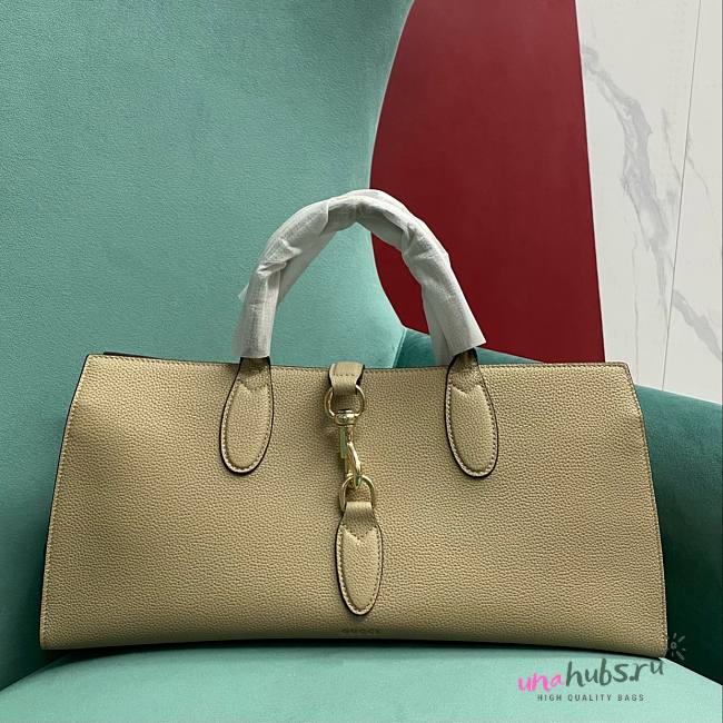 Gucci Medium Tote Hook Closure Beige 40x19.5x12cm - 1