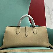 Gucci Medium Tote Hook Closure Beige 40x19.5x12cm - 3