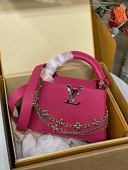 Louis Vuitton Mini Capucines Fuchsia 21x14x8cm - 1