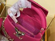 Louis Vuitton Mini Capucines Fuchsia 21x14x8cm - 5