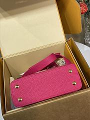 Louis Vuitton Mini Capucines Fuchsia 21x14x8cm - 4
