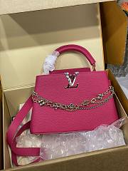 Louis Vuitton Capucines BB Fuchsia 27x18x9cm - 1
