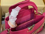 Louis Vuitton Capucines BB Fuchsia 27x18x9cm - 5