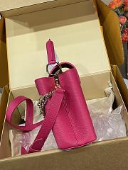 Louis Vuitton Capucines BB Fuchsia 27x18x9cm - 4