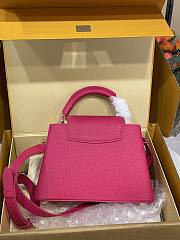 Louis Vuitton Capucines BB Fuchsia 27x18x9cm - 3