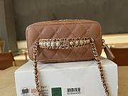 Chanel Vanity Top Handle Brown Caviar 17cm - 2
