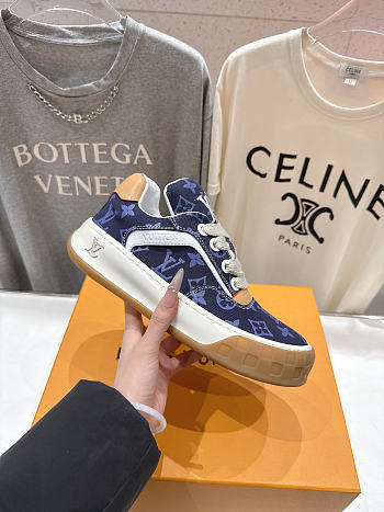 Louis Vuitton Denim Tilted Sneaker