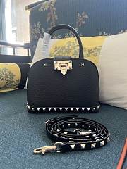 Valentino Garavani Small Rockstud Tote Black Bag 21x15x10cm - 1