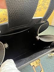 Valentino Garavani Small Rockstud Tote Black Bag 21x15x10cm - 3