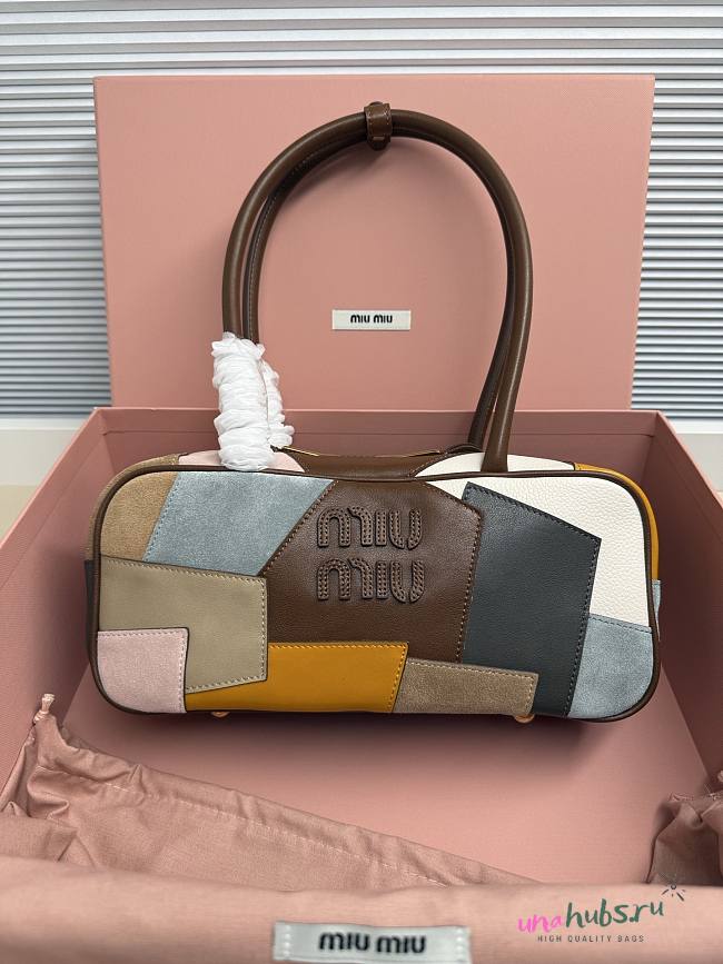 Miu Miu Beau patchwork leather bag 27x12x8cm - 1