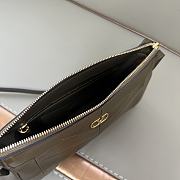 Valentino Garavani Small Panthea Shoulder Bag in Tundra 24x14x6cm - 5