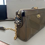 Valentino Garavani Small Panthea Shoulder Bag in Tundra 24x14x6cm - 4