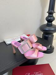 Roger Vivier Trompette Mules in satin 8.5cm - 1