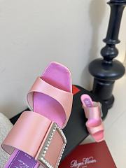 Roger Vivier Trompette Mules in satin 8.5cm - 3
