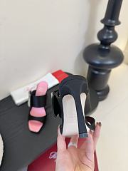 Roger Vivier Trompette Mules in black satin 8.5cm - 3