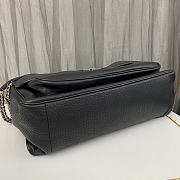 YSL Niki Large Bag Black Silver 47x34x16cm - 5