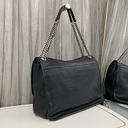 YSL Niki Large Bag Black Silver 47x34x16cm - 2