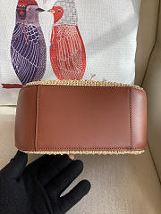 Loewe Hammock Mini raffia shoulder bag 28x17x10cm - 2