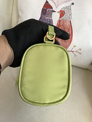 Prada Re-Nylon pouch green 22x9x7.5cm - 4