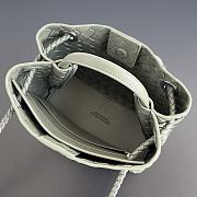 Bottega Veneta Small Andiamo Green Silver 25x22x10.5cm - 5