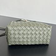 Bottega Veneta Small Andiamo Green Silver 25x22x10.5cm - 4