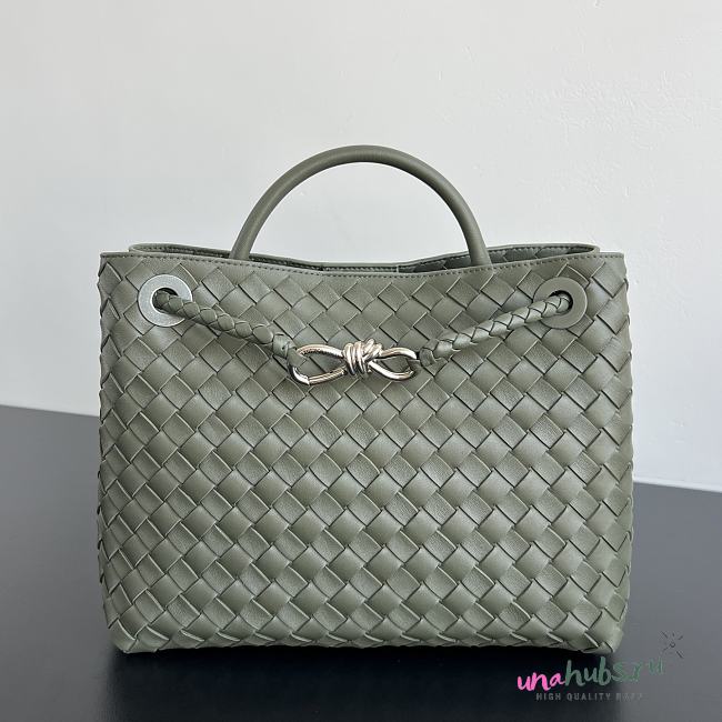 Bottega Veneta Medium Andiamo Green Bag - 32x25x11cm - 1