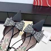 Valentino Garavani 85mm Satin Slingback Pumps  - 4