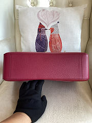 Chanel Large Flap Bag Red Gold 33x23x11cm - 2